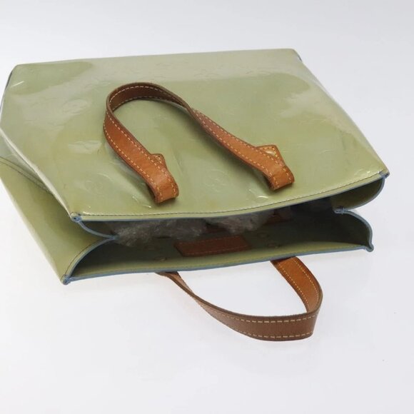 LOUIS VUITTON Monogram Vernis Reade PM Hand Bag Baby Blue LV Auth 118839 - Picture 7 of 16